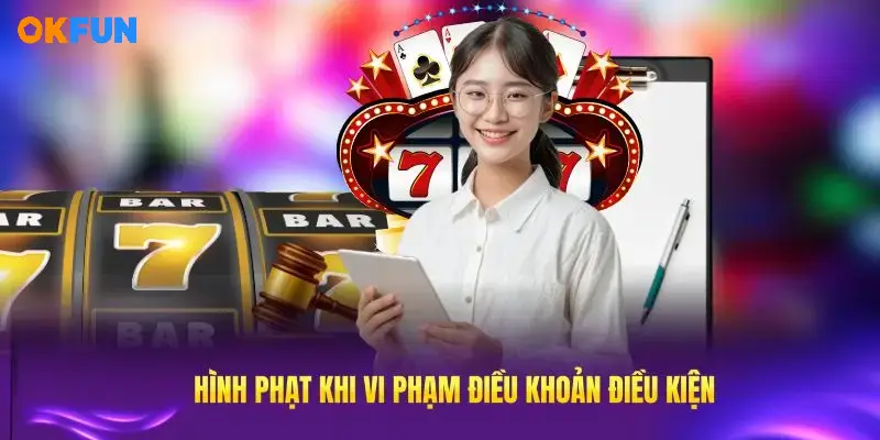 Các hình phạt vi phạm điều khoản điều kiện OKFUN rất nghiêm khắc